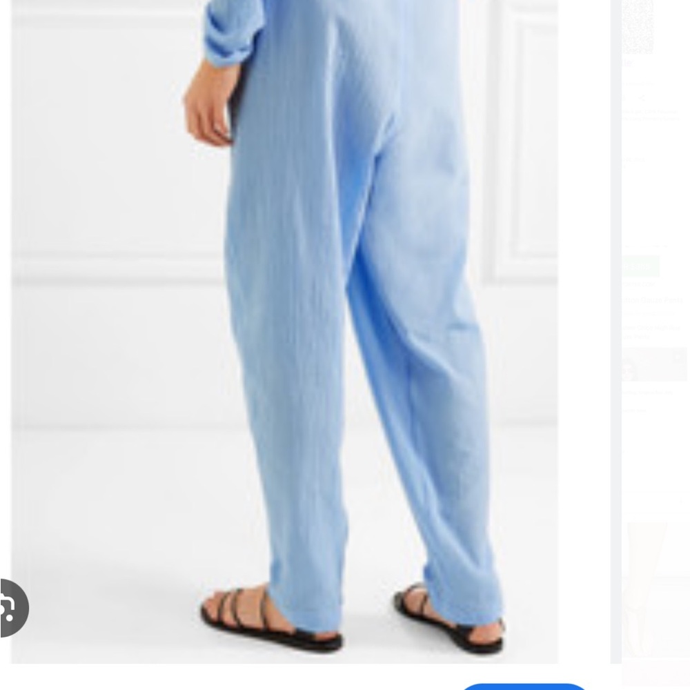 Albus Lumen Chico High Rise Cotton Gauze Pants, $365